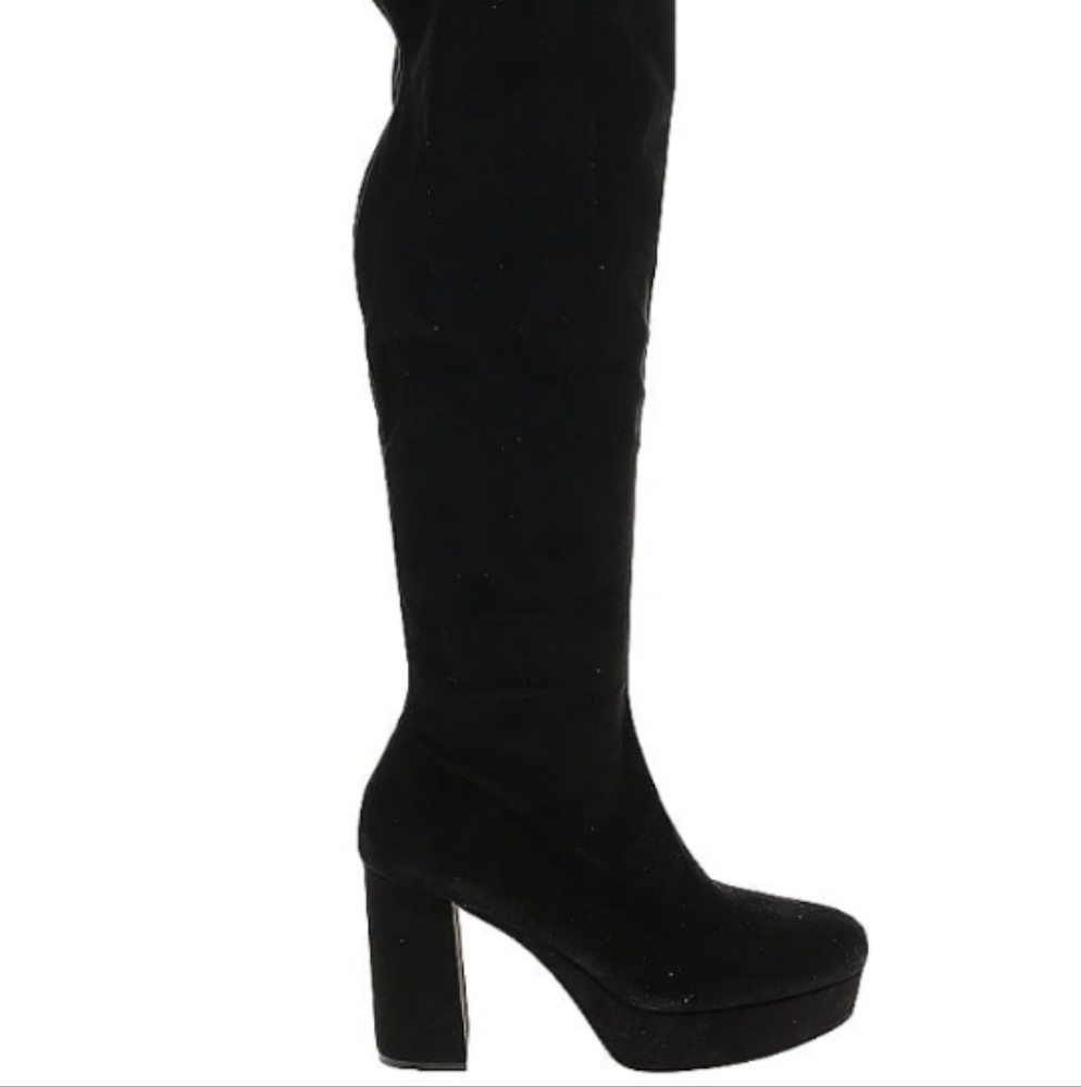 Mix No 6 Elegant Black Knee-High Boots Sz 10